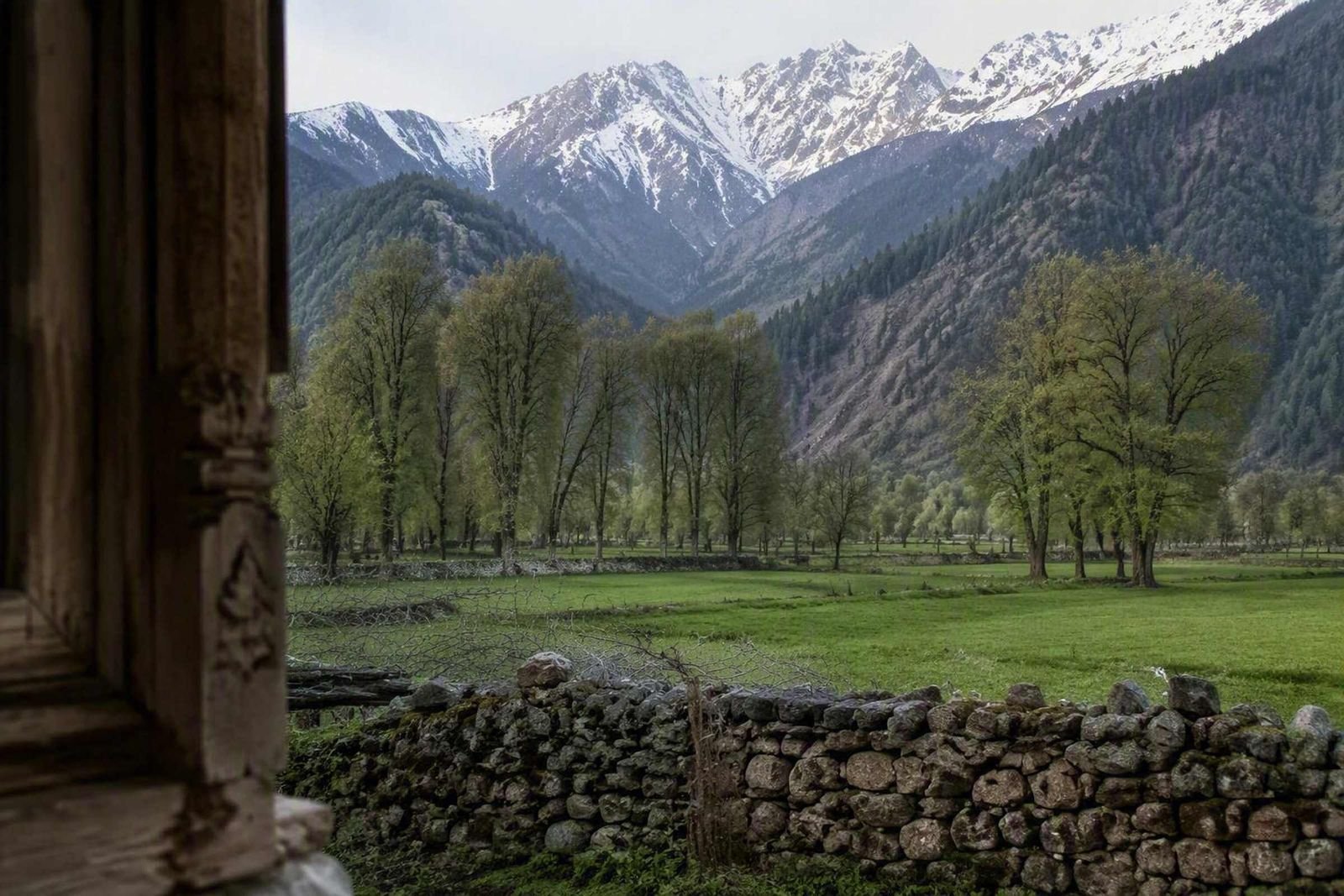 The Kashmir valley in May